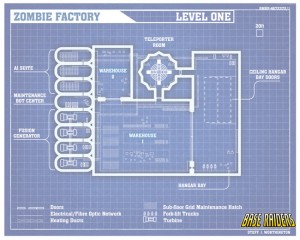 Level 1 of the Zombie Factory from the upcoming Base Raiders RPG
